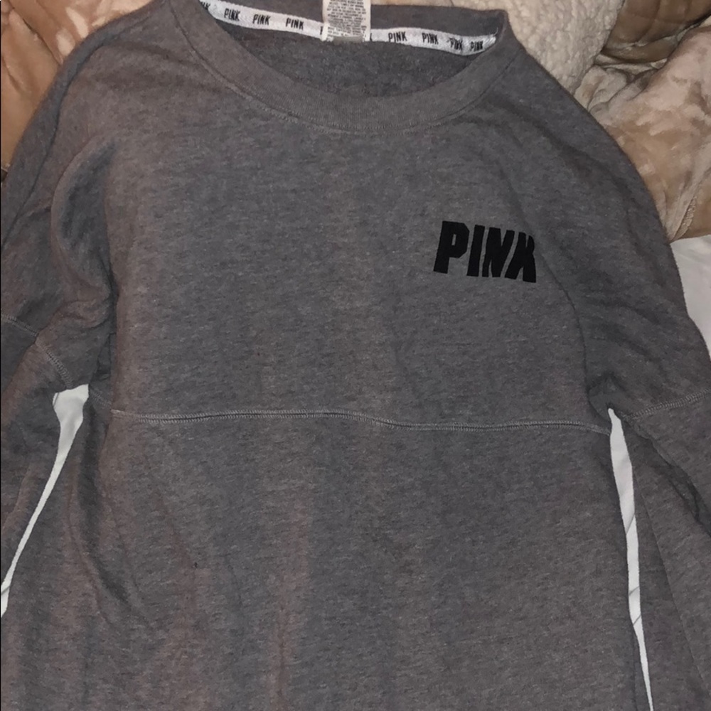 pink/victoria secret crew neck
